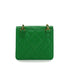 VINTAGE CHANEL MATELASSE CHAIN SHOULDER BAG GREEN CAVIAR SKIN GOLD HARDWARE 90330697
