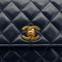 VINTAGE CHANEL MATELASSE CHAIN SHOULDER BAG NAVY LAMB SKIN GOLD HARDWARE 90324135