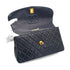 VINTAGE CHANEL MATELASSE CHAIN SHOULDER BAG NAVY LAMB SKIN GOLD HARDWARE 90340509