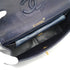 VINTAGE CHANEL MATELASSE CHAIN SHOULDER BAG NAVY LAMB SKIN GOLD HARDWARE 90340509
