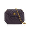 VINTAGE CHANEL MATELASSE CHAIN SHOULDER BAG PURPLE LAMB SKIN GOLD HARDWARE 90330957