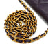 VINTAGE CHANEL MATELASSE CHAIN SHOULDER BAG PURPLE LAMB SKIN GOLD HARDWARE 90330957