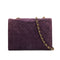 VINTAGE CHANEL MATELASSE CHAIN SHOULDER BAG PURPLE SUEDE GOLD HARDWARE 90319662