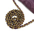 VINTAGE CHANEL MATELASSE CHAIN SHOULDER BAG PURPLE SUEDE GOLD HARDWARE 90319662