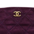 VINTAGE CHANEL MATELASSE CHAIN SHOULDER BAG PURPLE SUEDE GOLD HARDWARE 90335036