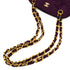 VINTAGE CHANEL MATELASSE CHAIN SHOULDER BAG PURPLE SUEDE GOLD HARDWARE 90335036