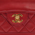 VINTAGE CHANEL MATELASSE CHAIN SHOULDER BAG RED LAMB SKIN GOLD HARDWARE 90343624
