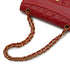 VINTAGE CHANEL MATELASSE CHAIN SHOULDER BAG RED LAMB SKIN GOLD HARDWARE 90343624