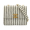 VINTAGE CHANEL MATELASSE CHAIN SHOULDER BAG STRIPE PATTERN GRAY WHITE CANVAS GOLD HARDWARE 90350869