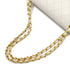 VINTAGE CHANEL MATELASSE CHAIN SHOULDER BAG WHITE LAMB SKIN GOLD HARDWARE 90314884