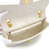VINTAGE CHANEL MATELASSE CHAIN SHOULDER BAG WHITE LAMB SKIN GOLD HARDWARE 90324753