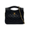 VINTAGE CHANEL MATELASSE CHAIN SHOULDER HAND BAG BLACK LAMB SKIN GOLD HARDWARE 90329231