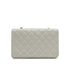 VINTAGE CHANEL MATELASSE CHAIN SHOULDER HAND BAG WHITE LAMB SKIN GOLD HARDWARE 90343615