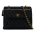 VINTAGE CHANEL MATELASSE CHAIN TOTE BAG BLACK CAVIAR SKIN GOLD HARDWARE 90318740