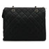 VINTAGE CHANEL COCOMARK MATELASSE CHAIN TOTE BAG BLACK CAVIAR SKIN SILVER HARDWARE 90339972