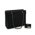 VINTAGE CHANEL COCOMARK MATELASSE CHAIN TOTE BAG BLACK CAVIAR SKIN SILVER HARDWARE 90339972