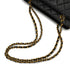 VINTAGE CHANEL MATELASSE CHAIN TOTE SHOULDER BAG BLACK LAMB SKIN GOLD HARDWARE 90339970