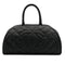 VINTAGE CHANEL MATELASSE COCOMARK BOSTON BAG BLACK CAVIAR SKIN 90328124