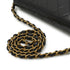 VINTAGE CHANEL MATELASSE COCOMARK CHAIN SHOULDER BAG BLACK LAMB SKIN GOLD HARDWARE 90346130