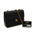 VINTAGE CHANEL MATELASSE COCOMARK CHAIN SHOULDER BAG BLACK LAMB SKIN GOLD HARDWARE 90346664