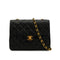 VINTAGE CHANEL MATELASSE COCOMARK CHAIN SHOULDER BAG BLACK LAMB SKIN GOLD HARDWARE 90346664