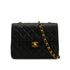 VINTAGE CHANEL MATELASSE COCOMARK CHAIN SHOULDER BAG BLACK LAMB SKIN GOLD HARDWARE 90346664