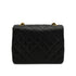 VINTAGE CHANEL MATELASSE COCOMARK CHAIN SHOULDER BAG BLACK LAMB SKIN GOLD HARDWARE 90346664