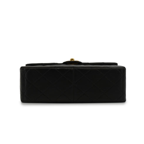 VINTAGE CHANEL MATELASSE COCOMARK CHAIN SHOULDER BAG BLACK LAMB SKIN GOLD HARDWARE 90346664
