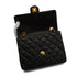 VINTAGE CHANEL MATELASSE COCOMARK CHAIN SHOULDER BAG BLACK LAMB SKIN GOLD HARDWARE 90346664