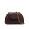 VINTAGE CHANEL MATELASSE COCOMARK CHAIN SHOULDER BAG BROWN LAMB SKIN GOLD HARDWARE 90324287
