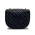 VINTAGE CHANEL MATELASSE COCOMARK CHAIN SHOULDER BAG NAVY LAMB SKIN GOLD HARDWARE 90308206