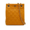 VINTAGE CHANEL MATELASSE COCOMARK CHAIN SHOULDER BAG ORANGE CAVIAR SKIN SILVER HARDWARE 90346146
