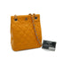 VINTAGE CHANEL MATELASSE COCOMARK CHAIN SHOULDER BAG ORANGE CAVIAR SKIN SILVER HARDWARE 90346146