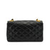 VINTAGE CHANEL MATELASSE COCOMARK RHINESTONE CHAIN SHOULDER BAG BLACK LAMB SKIN GOLD HARDWARE 90326726
