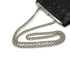 VINTAGE CHANEL MATELASSE COCOMARK RHINESTONE CHAIN SHOULDER BAG BLACK RAMB SKIN SILVER HARDWARE 90339834