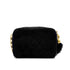 VINTAGE CHANEL MATELASSE FRINGE BIJOU CHAIN SHOULDER BAG BLACK SUEDE GOLD HARDWARE 90329207