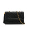 VINTAGE CHANEL MATELASSE FRINGE CHAIN SHOULDER BAG BLACK LAMB SKIN GOLD HARDWARE 90323196