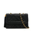 VINTAGE CHANEL MATELASSE FRINGE CHAIN SHOULDER BAG BLACK LAMB SKIN GOLD HARDWARE 90323196