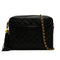 VINTAGE CHANEL MATELASSE FRINGE CHAIN SHOULDER BAG BLACK LAMB SKIN GOLD HARDWARE 90347840