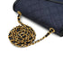 VINTAGE CHANEL MATELASSE FRINGE CHAIN SHOULDER BAG LINEN GOLD HARDWARE 90331843