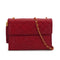 VINTAGE CHANEL MATELASSE FRINGE CHAIN SHOULDER BAG RED LAMB SKIN GOLD HARDWARE 90342573
