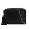 VINTAGE CHANEL COCOMARK MATELASSE FRINGE CHAIN SHUOLDER BAG BLACK LAMB SKIN GOLD HARDWARE 90321008