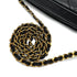VINTAGE CHANEL COCOMARK MATELASSE FRINGE CHAIN SHUOLDER BAG BLACK LAMB SKIN GOLD HARDWARE 90321008