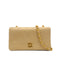 VINTAGE CHANEL MATELASSE FULL FLAP CHAIN SHOULDER BAG BEIGE LAMB SKIN GOLD HARDWARE 90327055