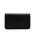 VINTAGE CHANEL MATELASSE FULL FLAP CHAIN SHOULDER BAG BLACK LAMB SKIN GOLD HARDWARE 90333182
