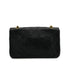 VINTAGE CHANEL MATELASSE FULL FLAP CHAIN SHOULDER BAG BLACK LAMB SKIN GOLD HARDWARE 90344380