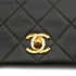 VINTAGE CHANEL MATELASSE FULL FLAP CHAIN SHOULDER BAG KAHKI LAMB SKIN GOLD HARDWARE 90326673
