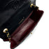 VINTAGE CHANEL MATELASSE HALF MOON CHAIN SHOULDER BAG BLACK LAMB SKIN 90305999