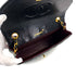 VINTAGE CHANEL MATELASSE HALF MOON CHAIN SHOULDER BAG BLACK LAMB SKIN 90316166