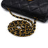 VINTAGE CHANEL MATELASSE HALF MOON CHAIN SHOULDER BAG NAVY LAMB SKIN 90335493